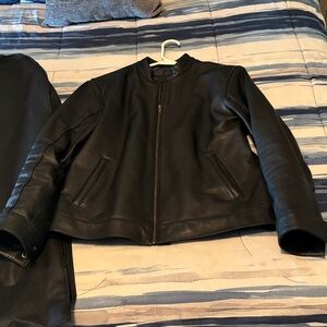 Men's Black Leather Jacket